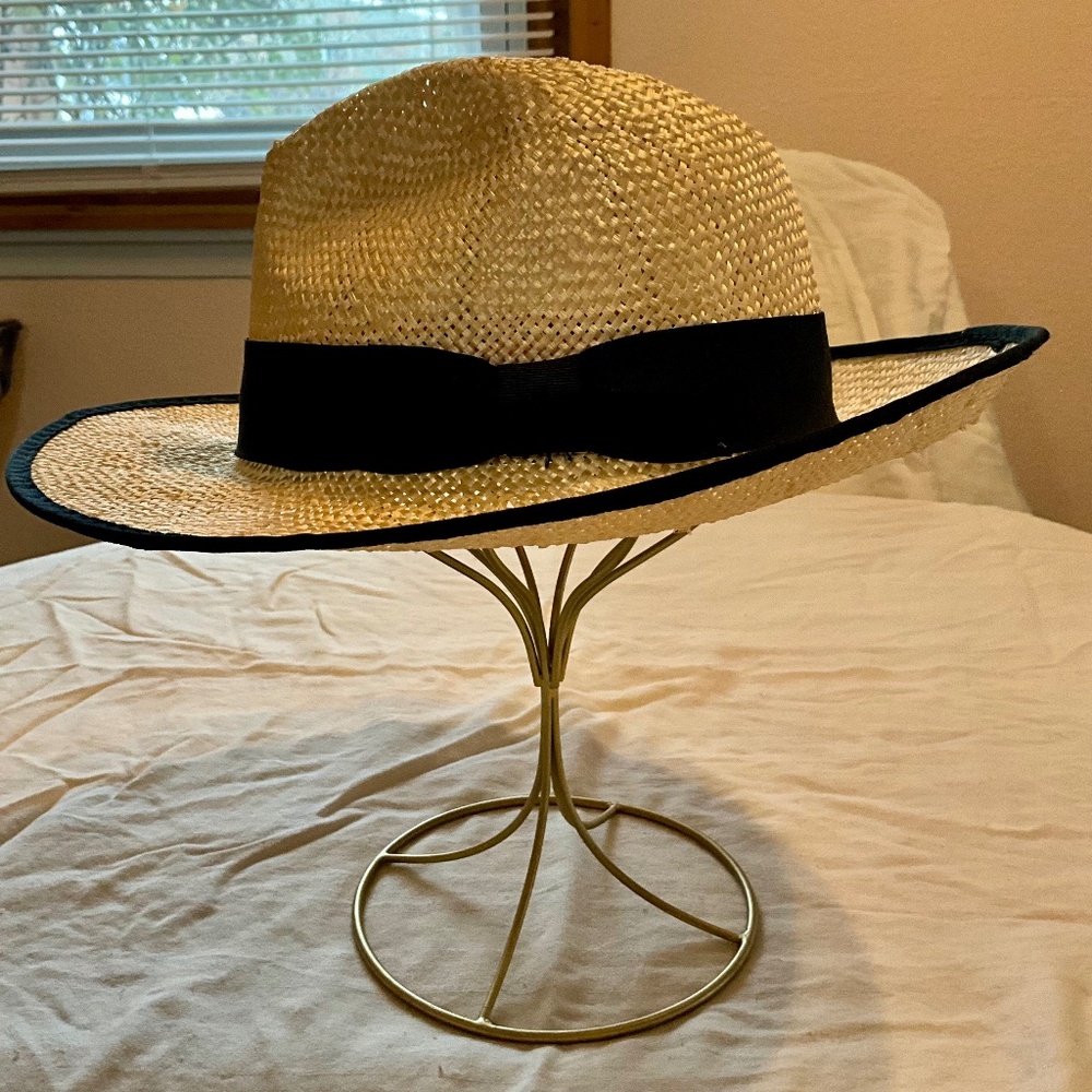 SINATRA natural straw fedora